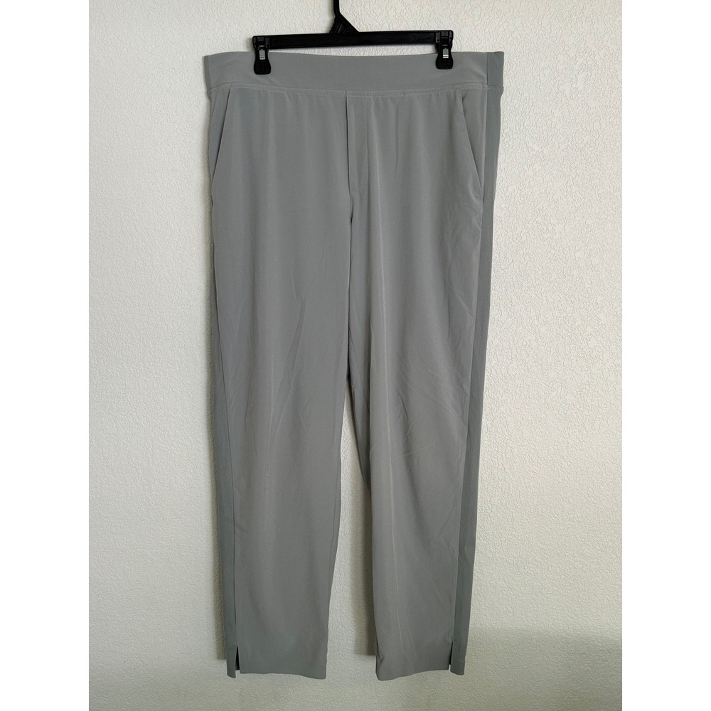 Athleta Brooklyn Ankle Pant Gray Green Trousers Womens